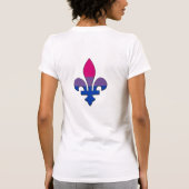 バイセクシュアル フルール・ド・リス Tシャツ (裏面)