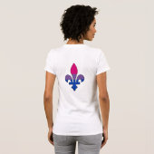 バイセクシュアル フルール・ド・リス Tシャツ (裏面フル)