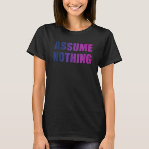 バイセクシュアルLgbtqを前提としない Tシャツ