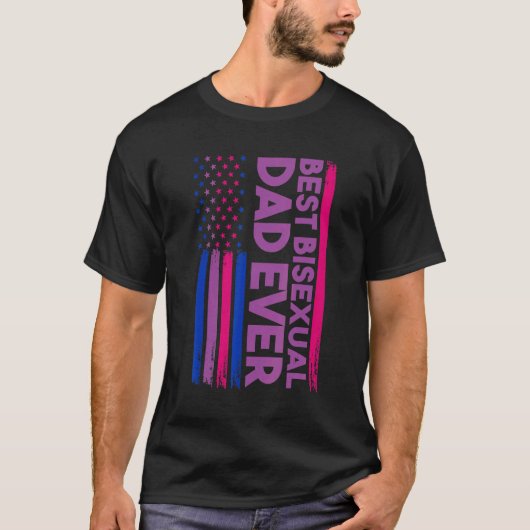 バイセクシ最高のュアルパパエバ二重性 Tシャツ (正面)