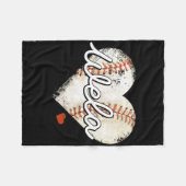 バイセビィルウェルラビセビィル祖母の母の日 フリースブランケット (正面(横))