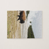 バイソンおよび古い忠実 ジグソーパズル (横)