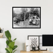 バイソンが子どもたちを見る1899 ポスター (ホームオフィス)