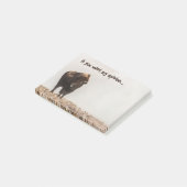 バイソンが舌を出しおもしろいた ポストイット (アングル)