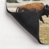 バイソンとオールド・忠実 マウスパッド (コーナー)