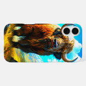 バイソンのスマホケース iPhoneケース (裏面横)