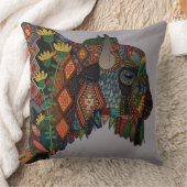 バイソンのヒース クッション (ブランケット)