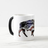 バイソンの旗 モーフィングマグカップ (正面左)