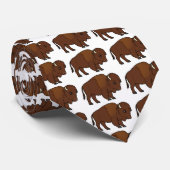 バイソンの漫画 ネクタイ (ロール)