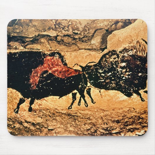 バイソンの石の絵画、紀元前のc.17000 マウスパッド (正面)