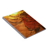 バイソンのAltamiraの洞窟の頭部 ノートブック (右側)