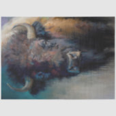 バイソンはっきりしたアートデコップページ 薄葉紙 (正面)