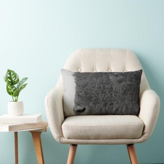 バイソンまたはバッファローの枕 ランバークッション (椅子)