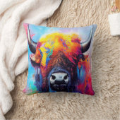 バイソンアニマルディスカバリーアドベンチャー自然惑星 クッション (ブランケット)