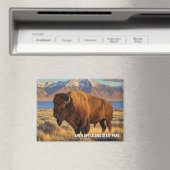 バイソンインアンテロープアイランド州パークユタ マグネット (インサイチュ (食洗機))