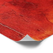 バイソンカラフルバッファロモダン抽象芸術絵画ズ ポスター (角)