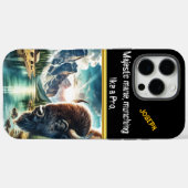 バイソンバイザリバーアットサンライズ Case-Mate iPhoneケース (裏面 (横))