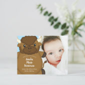 バイソンバッファロー新生児発表 ポストカード (スタンド正面)