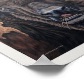 バイソンバッファロー食べ物牛のオンタン ポスター (角)