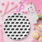 バイソンパターン ペーパープレート (パーティー)