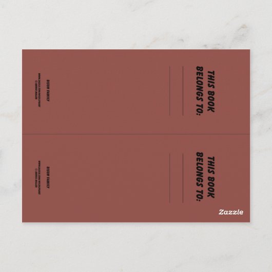 バイソンブックマーカー ポストカード (裏面)