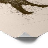 バイソンブルボールペンドードル ポスター (角)