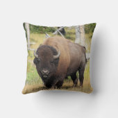 バイソンブル装飾用クッション クッション (裏面)