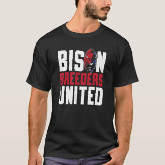 バイソンブレダースフ統一されたァロ狩り狩りアメリ Tシャツ