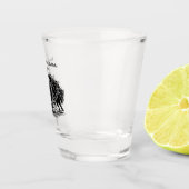 バイソンヘルドが水を通って自然 ショットグラス (右)