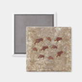 バイソンペトログリフ マグネット (正面/裏面)