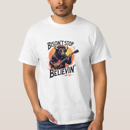 バイソンラバーズギフトアイディア Tシャツ (正面)