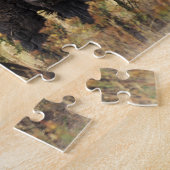 バイソン写真 ジグソーパズル (側面)