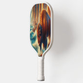 バイソン威厳のあるは背が高い ピックルボールラケット (左)