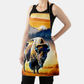 バイソン威厳のあるサンセット エプロン (インサイチュ)