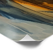 バイソン威厳のあるポスター・バッファロー ポスター (コーナー)