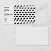 バイソン模様 名刺 (正面/裏面)