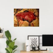 バイソン洞窟のコ絵画ピー ポスター (ホームオフィス)