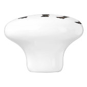 バイソン漫画イラストレーション セラミックノブ (側面)