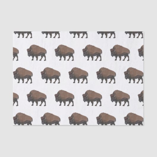 バイソン漫画イラストレーション 薄葉紙 (正面)