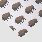 バイソン漫画イラストレーション 薄葉紙 (詳細)