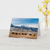 バイソン移動 カード (黄色い花)