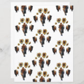 バイソン紙 (正面/裏面)