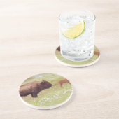 バイソン&カーフイエローストーン コースター (側面)