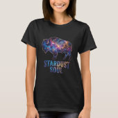 バイソン スターダスト ソウル 銀河アート Tシャツ (正面)