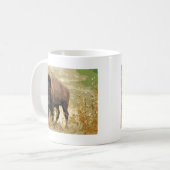 バイソン/バッファロー コーヒーマグカップ (正面左)