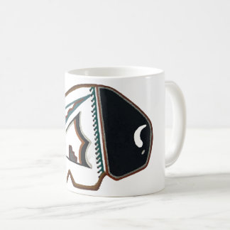 バイソン フェイク サンドアート 陶磁器 コーヒーマグ カップ