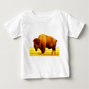 バイソン ベビーTシャツ