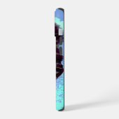 バイソン・ポップアート iPhone 15ケース (左側面)