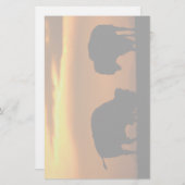 バイソン 便箋 (正面/裏面)