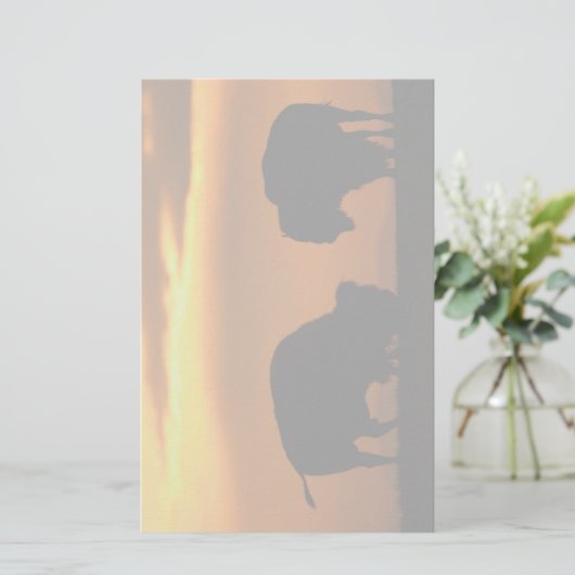 バイソン 便箋 (スタンド正面)